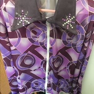 Custom made girls horse show shirt youth